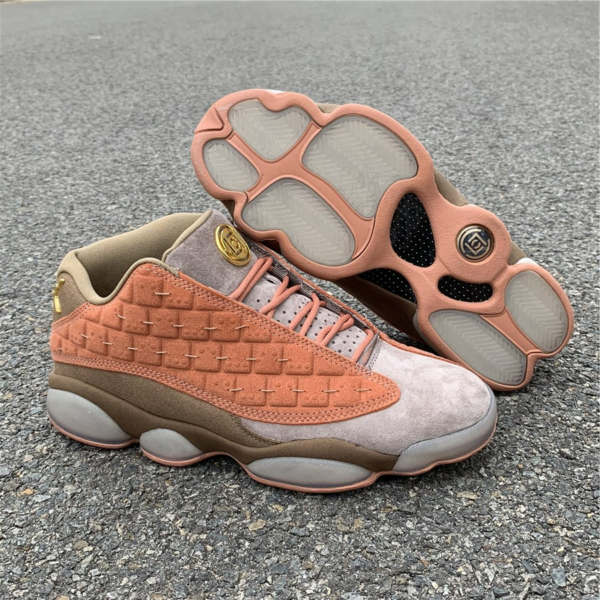 Giày Nike CLOT x Air Jordan 13 Retro Low NRG 'Terracotta' AT3102-200 - Ảnh 2