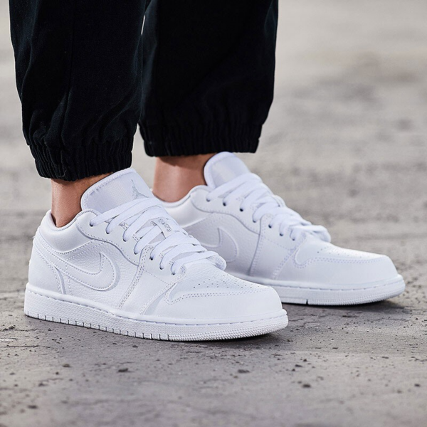Giày Nike Air Jordan 1 Retro Low 'Pure Platinum' 553558-111 - Ảnh 5