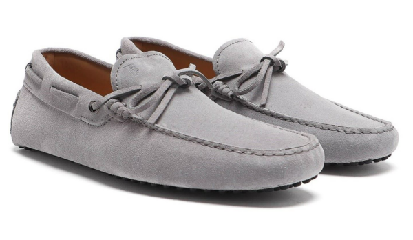 Giày Tod's Gommino Driving Shoes In Suede Grey XXM0GW05470RE0B414 - Ảnh 2