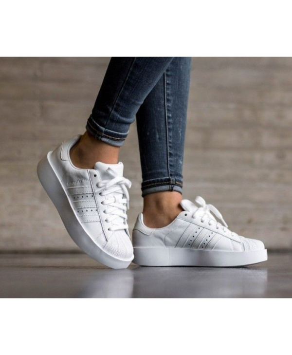 Giày Adidas Superstar J 'Footwear White' CQ2702 - Ảnh 2