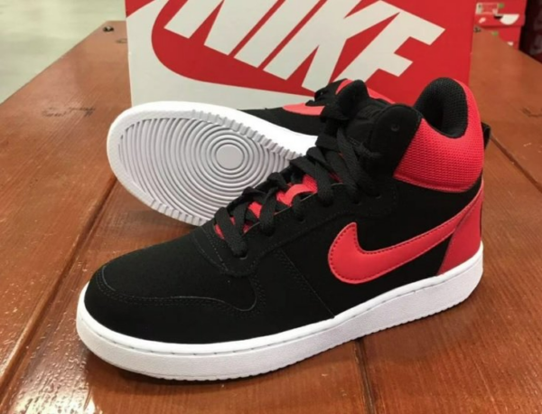 Giày Nike Court Borough Mid 'Black Action Red' 838938-061 - Ảnh 4