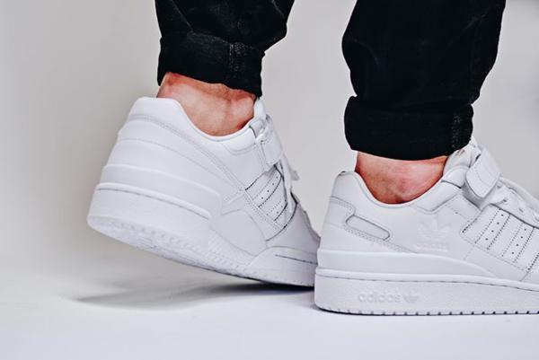 Giày Adidas Forum Low 'Triple White' FY7755 - Ảnh 9
