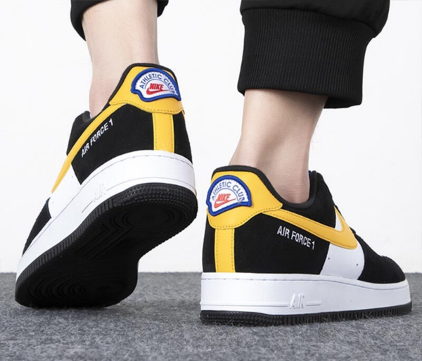 Giày Nike Air Force 1 Low Athletic Club Black University Gold DH7568-002 - Ảnh 6