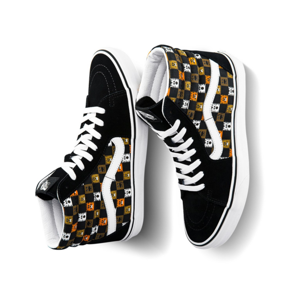 Giày Vans Sk8-High 'Black Orange White' VN0A4U3C0GN - Ảnh 4