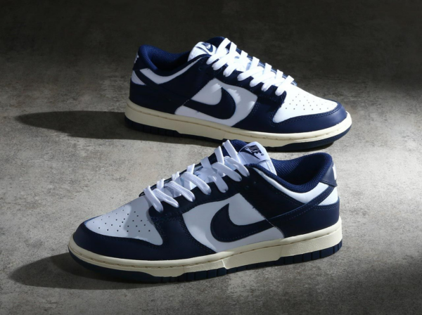 Giày Nike Wmns Dunk Low 'Vintage Navy' DD1503-115 - Ảnh 6