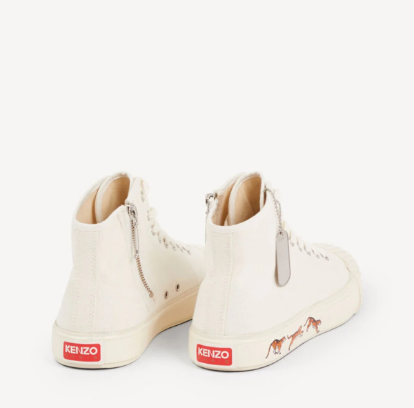 Giày Kenzo Kenzoschool High-top 'Off White' FC65SN020F50 - Ảnh 3