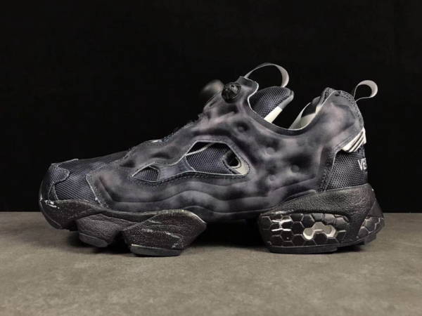 Giày Reebok Vetements x InstaPump Fury OG Washed Black CN2260 - Ảnh 6