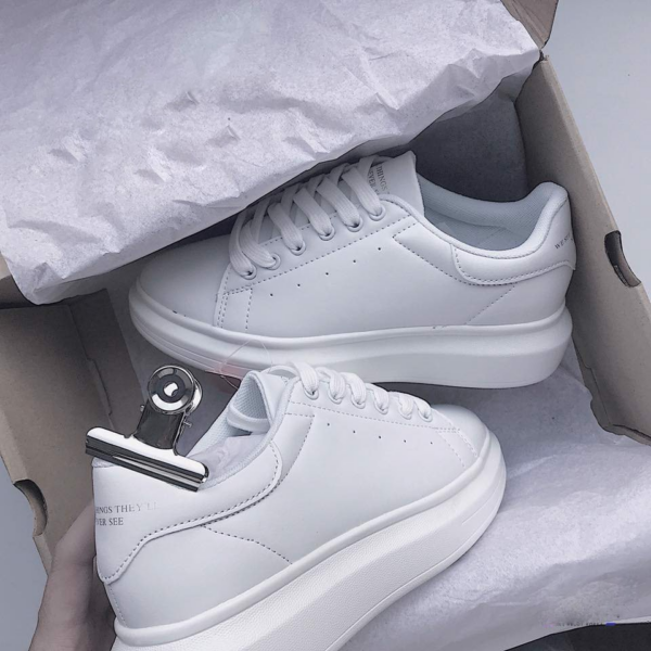 Giày Domba High Point Triple White H-9115 - Ảnh 4