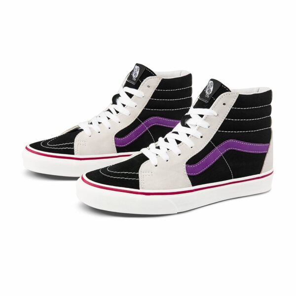 Giày Vans SK8-Hi 'Black Amaranth Purple' VN0A4U3C2TX - Ảnh 2