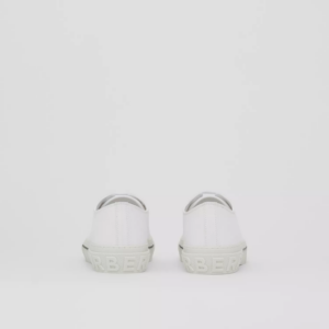 Alternative view of Giày Burberry Logo Detail Cotton 'Neutral White' 80523401