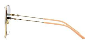 Alternative view of Kính Gucci Gold Green Shaded GG0443S-004