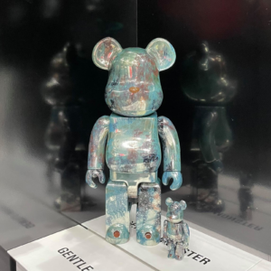 Alternative view of Mô hình Bearbrick Pushead Silver  400% 100%
