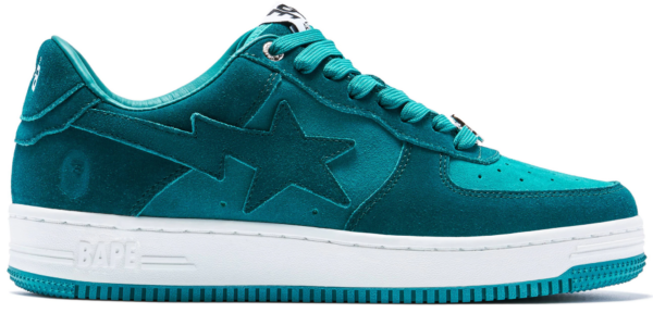 Giay A Bathing Ape Bape Sta 'Suede Green' 1I70-291-007