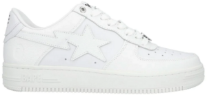 Giay Bape A Bathing Ape Bape Sta 'Triple White' 1J30-191-013