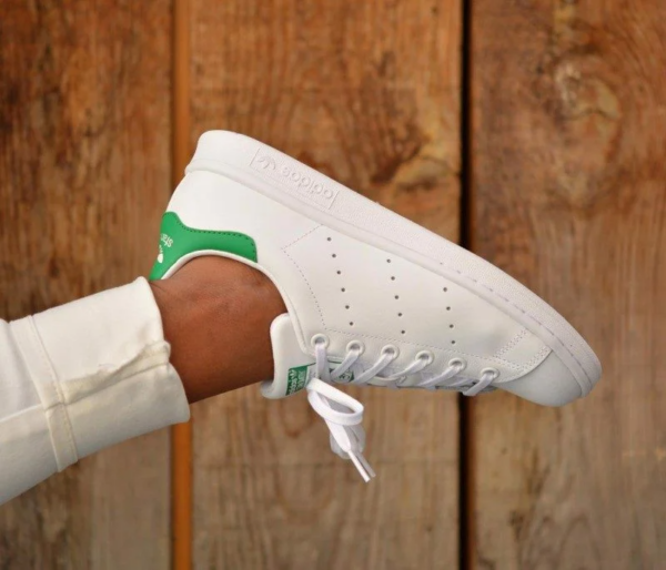 Giày Adidas Stan Smith J 'White' M20605 - Ảnh 5