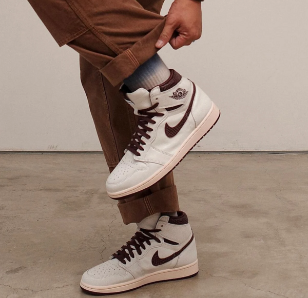 Giày Nike A Ma Maniére x Air Jordan 1 High OG 'Airness' DO7097-100 - Ảnh 4