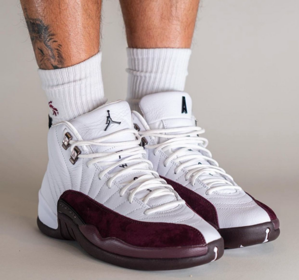 Giay Nike Air Jordan 12 x A Ma Maniere Retro 'White' DV6989-100