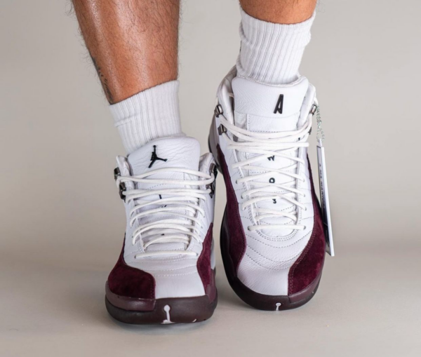 Giay Nike Air Jordan 12 x A Ma Maniere Retro 'White' DV6989-100