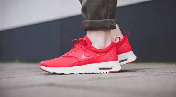 Giày Nike Wmns Air Max Thea Prm "University Red" 616723-602 - Ảnh 5