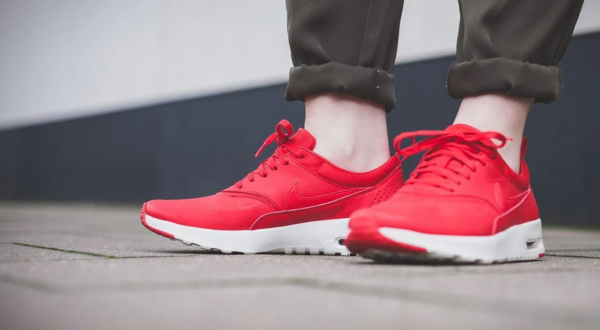 Giày Nike Wmns Air Max Thea Prm "University Red" 616723-602 - Ảnh 6