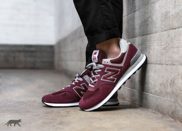 Giày New Balance 574 'Burgundy' ML574EGB - Ảnh 5