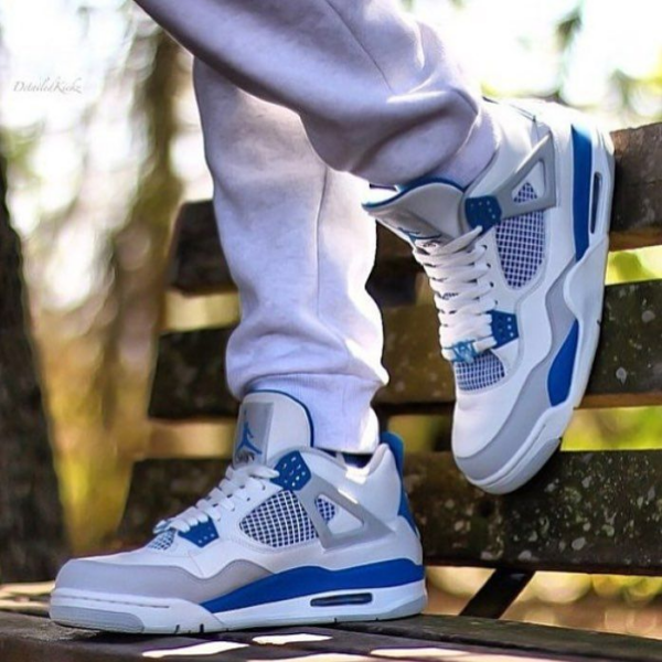 Giày Nike Air Jordan 4 Retro 'Military Blue' 2012 308497-105 - Ảnh 3