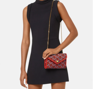 Alternative view of Túi Versace La Greca Signature Pouch Blue Red 1002054-1A01444-5R08V