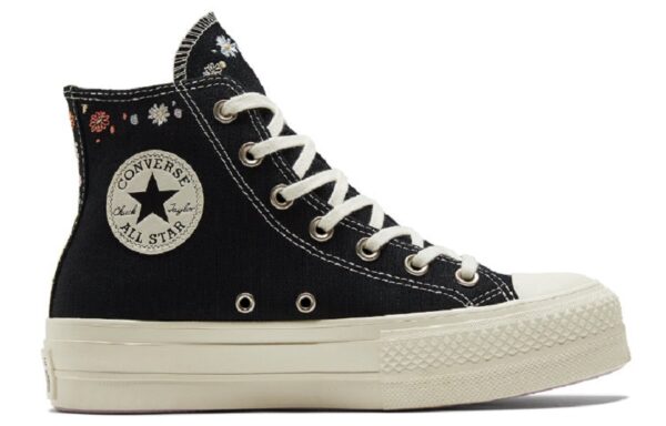 Giày Converse Chuck Taylor Floral Platform High Black Multi A01592C