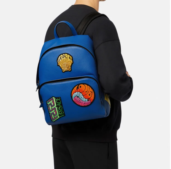 Balo Versace Medusa Music Royal Blue DFZ8504-1A02240-6U59V - Ảnh 2