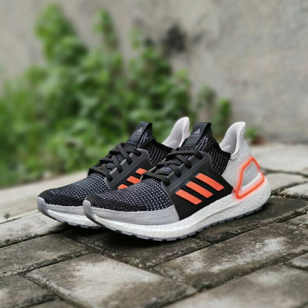 Giày Adidas UltraBoost 19 'Core Black Solar Orange' G27516 - Ảnh 4