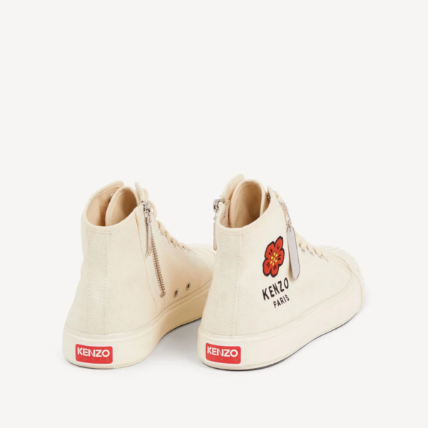 Giày Kenzo Kenzoschool High-top 'Cream' FC65SN020F73 - Ảnh 3