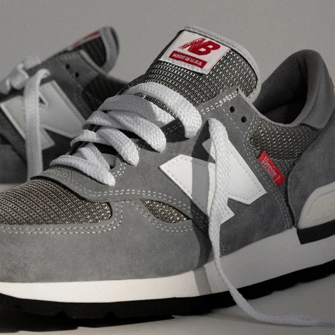 Giày New Balance 990v1 Made In USA 'Grey' M990VS1 - Ảnh 3