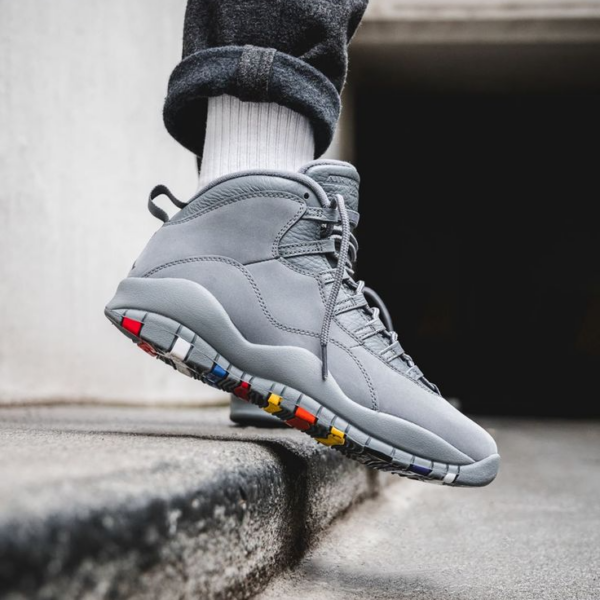 Giày Nike Air Jordan 10 Retro 'Cool Grey' 2018 310805-022 - Ảnh 2