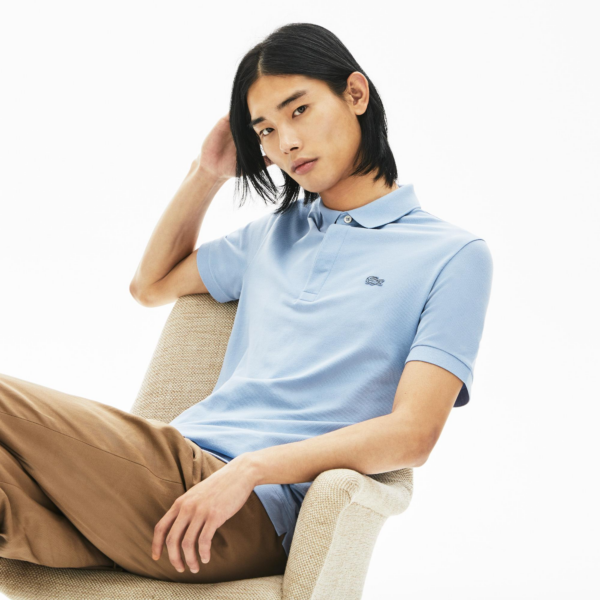 Áo Lacoste Men's Paris Polo Regular Fit Stretch Cotton Piqué PH5522-Z0G - Ảnh 4