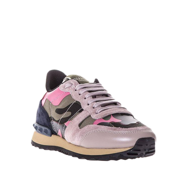 Giày Valentino Women's Rockstud Camouflage Sneakers PW2S0291-TZP-0O6 - Ảnh 2