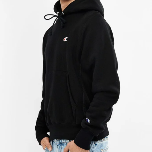 Champion Reverse Weave Hoodie Sweatshirt Black A1704H-BLK - Ảnh 3
