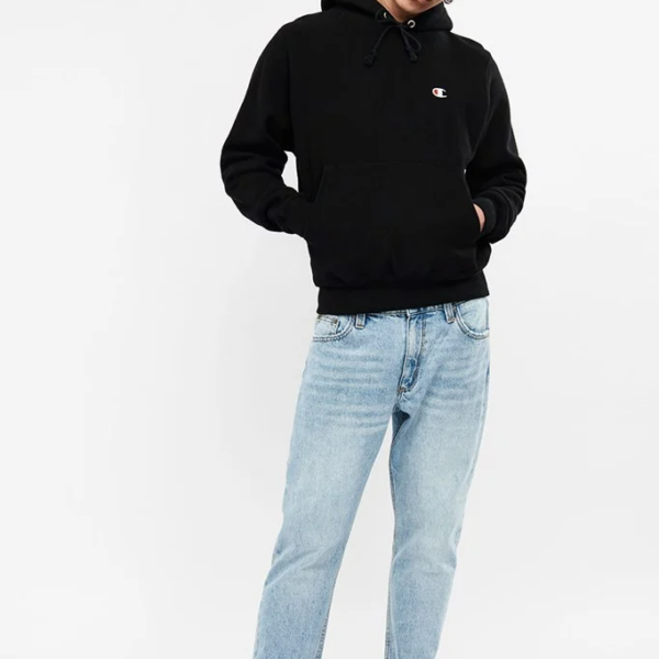 Champion Reverse Weave Hoodie Sweatshirt Black A1704H-BLK - Ảnh 5