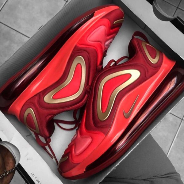 Giày Nike Air Max 720 GS 'Crimson Gold' AQ3195-600 - Ảnh 4