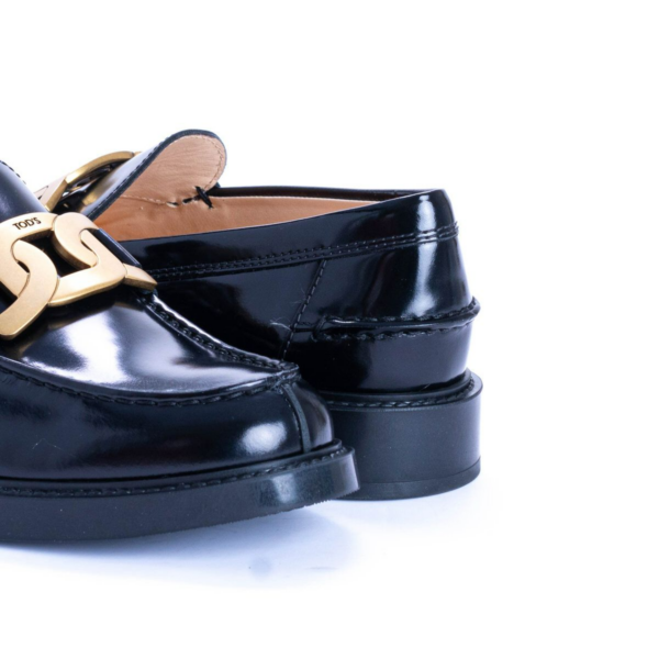 Giày Tod's CHAIN-PLAQUE LOAFERS XXW59C0EN90SHAB999 - Ảnh 5