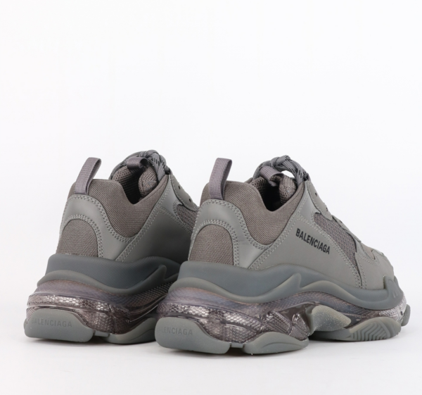 Giày Balenciaga Triple S Sneaker 'Clear Sole Dark Grey' 541624-W2GA1-1801 - Ảnh 4