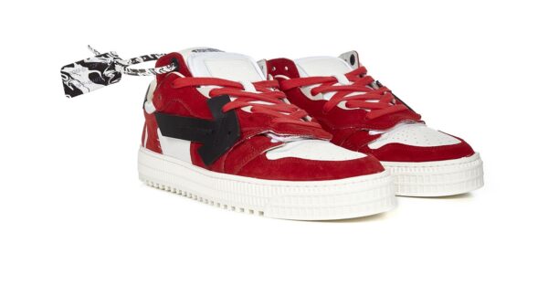 Giày Off-White Off-Court 'Red Black' OMIA151R21LEA001-2510 - Ảnh 3
