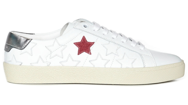 Giày Saint Laurent white rubber sneakers 592541-00ND0-9017