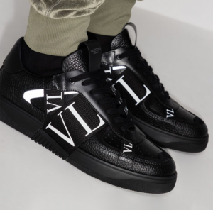 Alternative view of Giày Valentino Low-Top Calfskin VL7N All Black WY2S0C58-WRQ-0NO