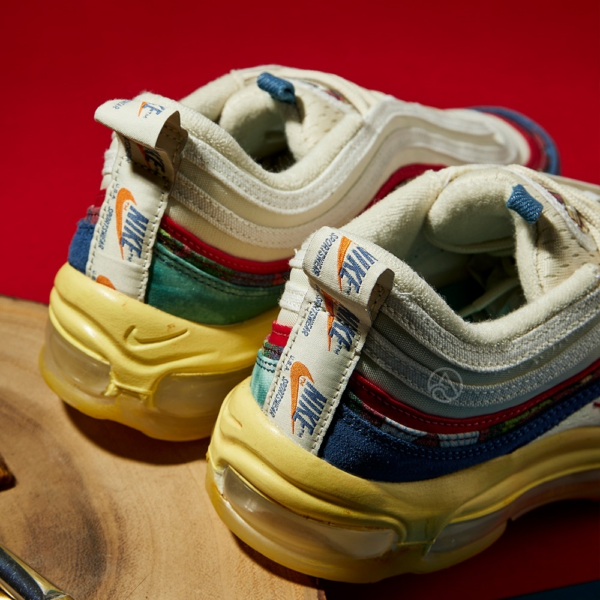 Giày Nike Air Max 97 'Coconut Milk Fossil Denim Red' DV1486-162 - Ảnh 5