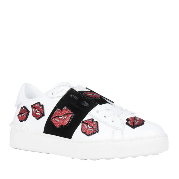 Giày Valentino Patch Open Sneakers QW1S0781 RHH E0M - Ảnh 3