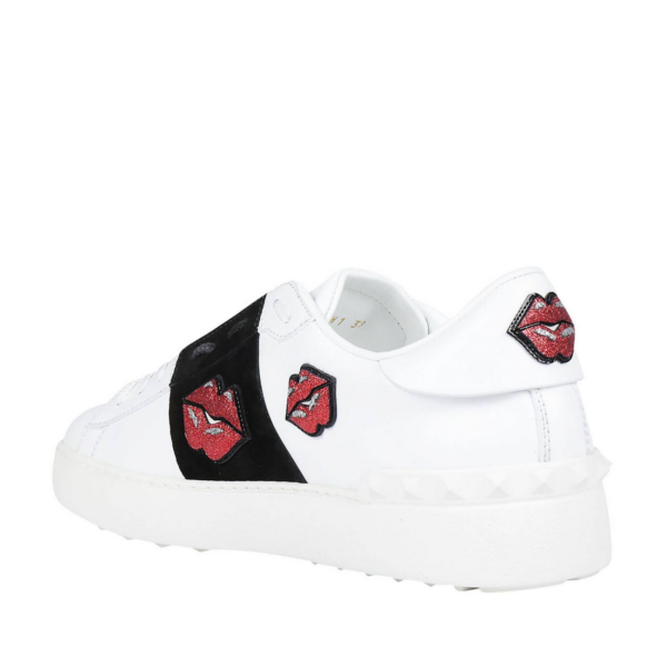 Giày Valentino Patch Open Sneakers QW1S0781 RHH E0M - Ảnh 5