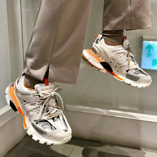 Giày Balenciaga Track Sneaker 'White Orange' 542023-W1GB1-9059 - Ảnh 5