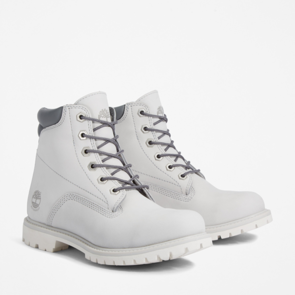 Giày Timberland Waterville 6 Inch 'Light Grey Nubuck' A2M1UM29 - Ảnh 6