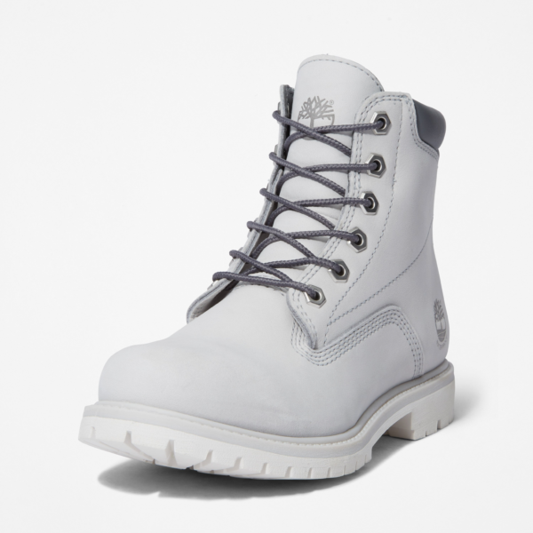 Giày Timberland Waterville 6 Inch 'Light Grey Nubuck' A2M1UM29 - Ảnh 4