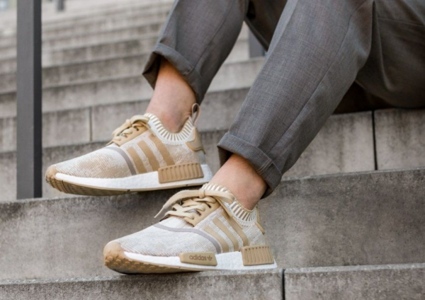 Giày Adidas NMD R1 Primeknit 'Linen Khaki' BY1912 - Ảnh 3